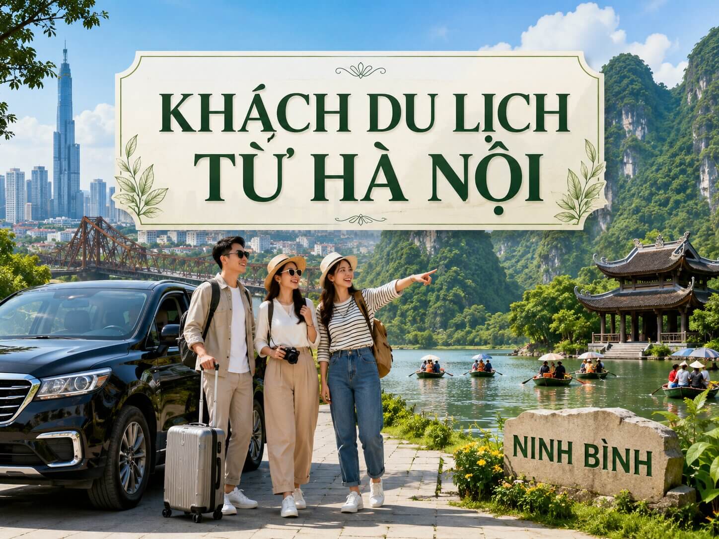Khách du lịch từ Hà Nội đi Ninh Bình
