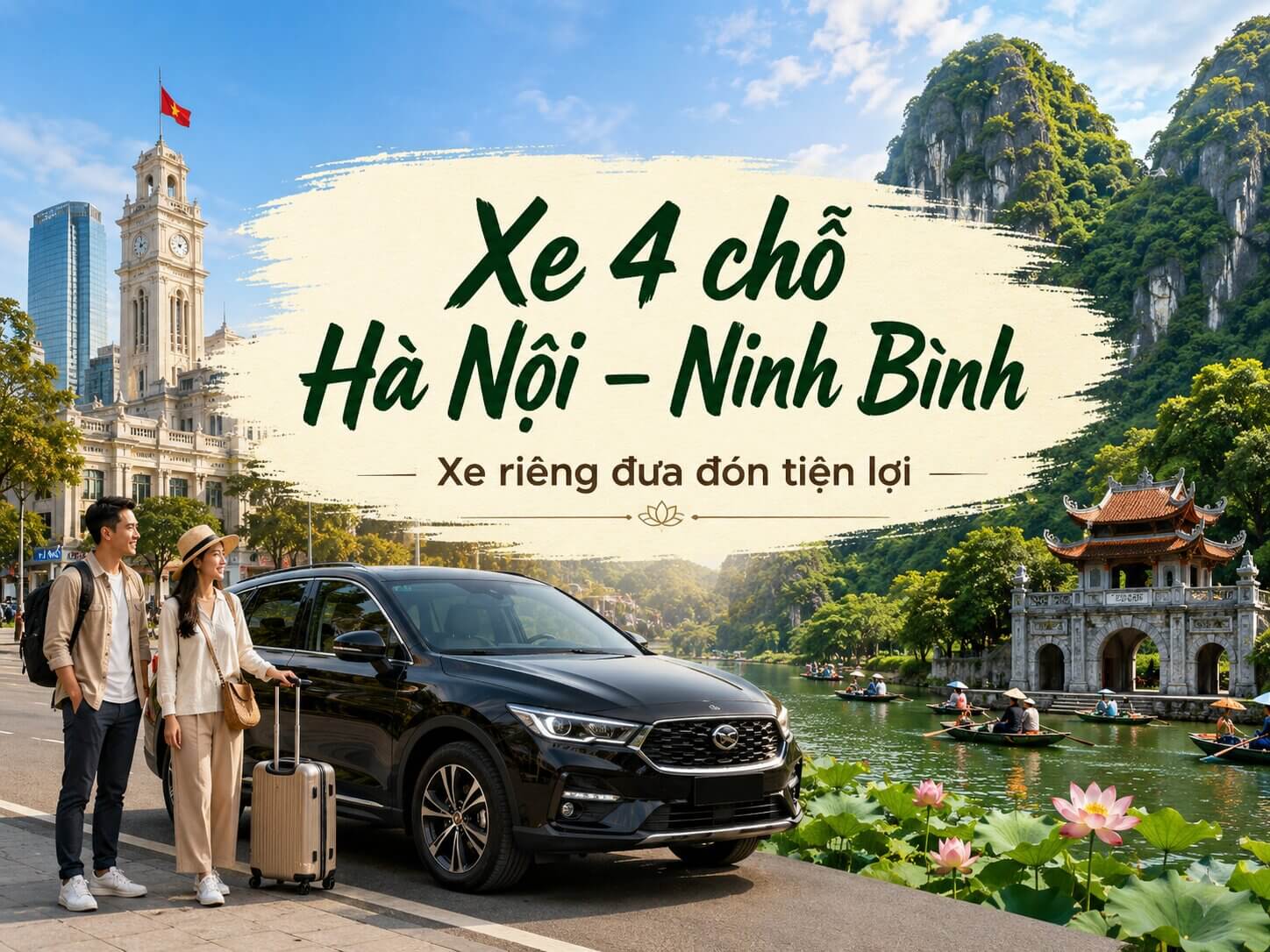 Xe 4 chỗ Hà Nội Ninh Bình