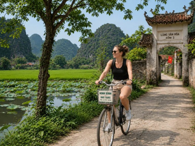 Tam Coc Cycling Tour with Boat & Mua Cave Hike in Ninh Binh
