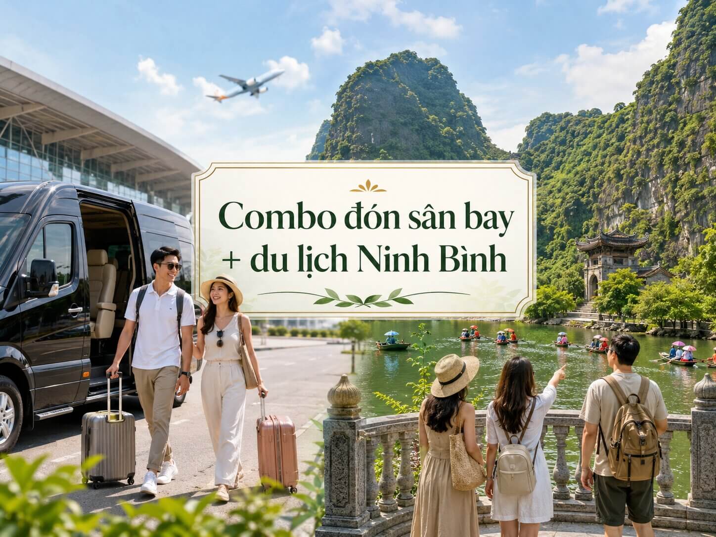 Combo đón sân bay du lịch Ninh Bình