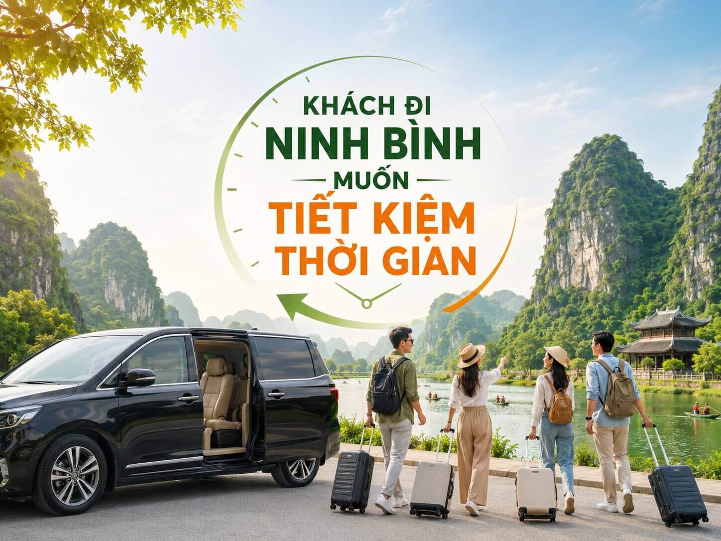 Khách muốn tiết kiệm thời gian đặt dịch vụ Ninh Bình