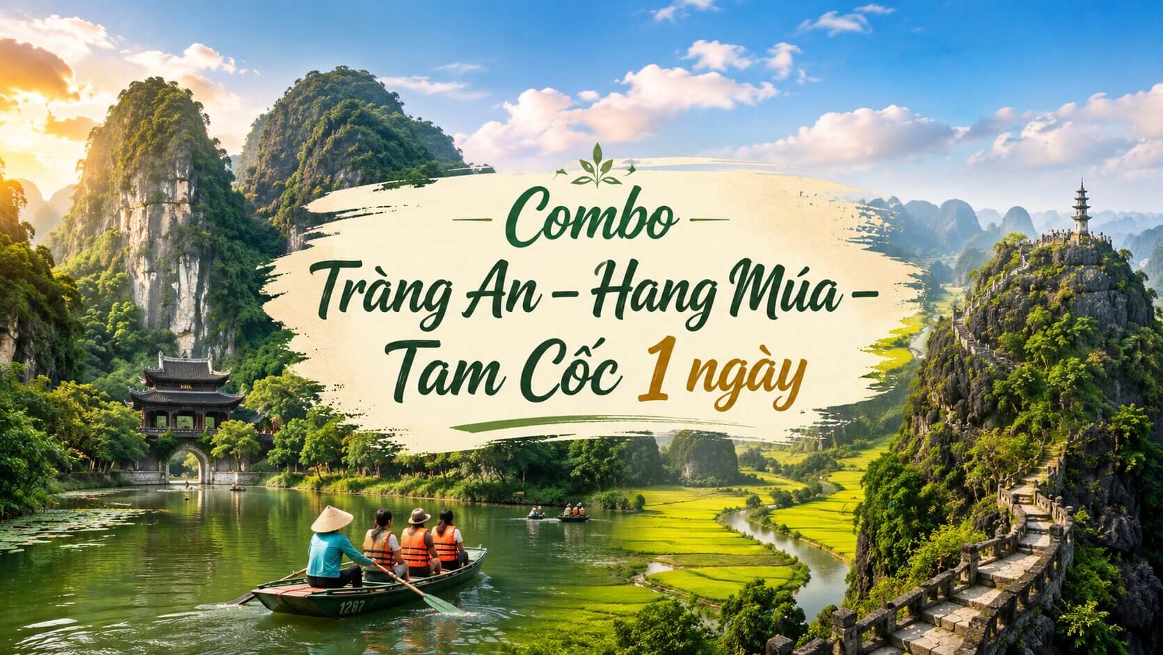Combo Tràng An Hang Múa Tam Cốc 1 ngày