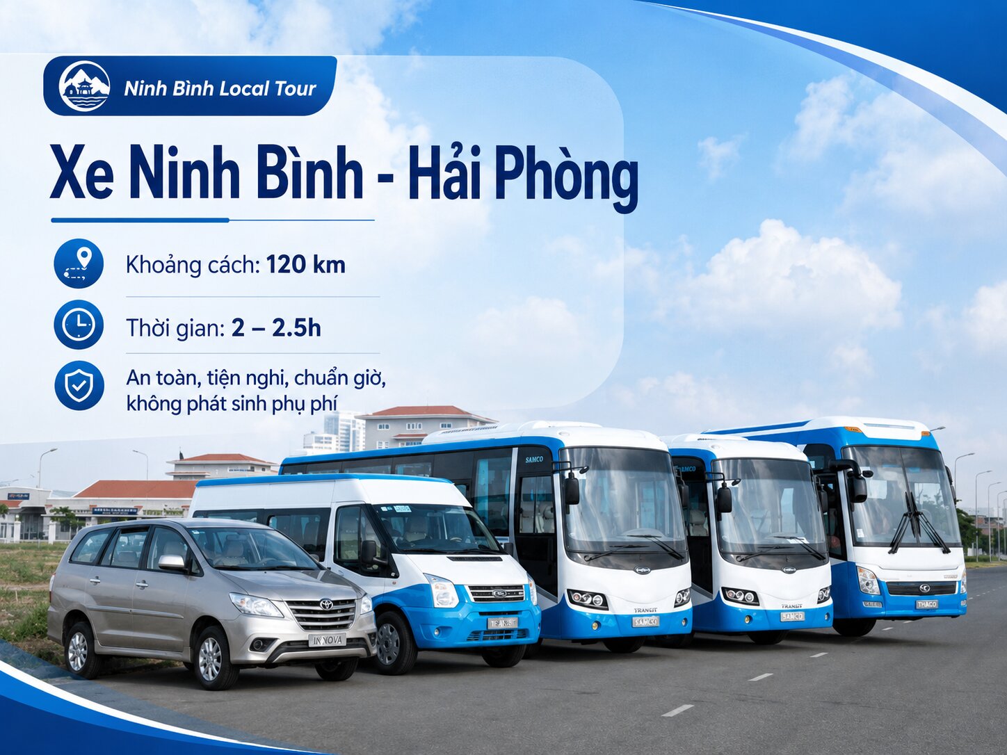Xe Hải Phòng Ninh Bình – dịch vụ vận chuyển