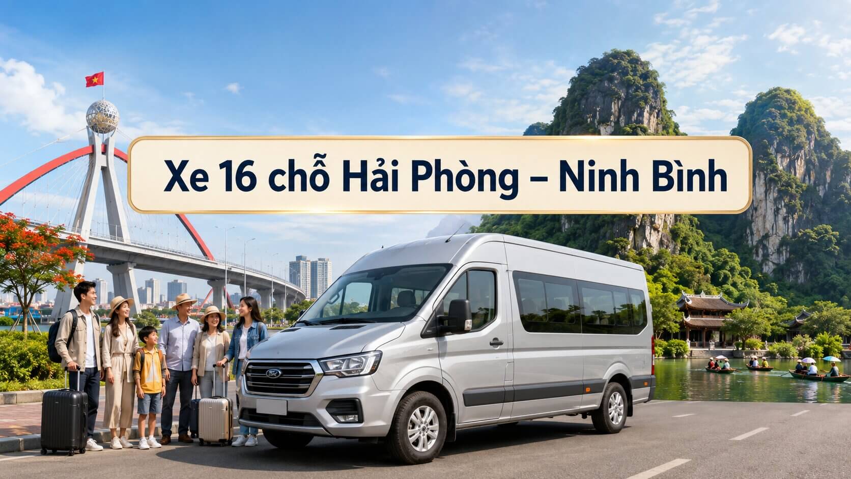 Xe 16 chỗ Hải Phòng Ninh Bình