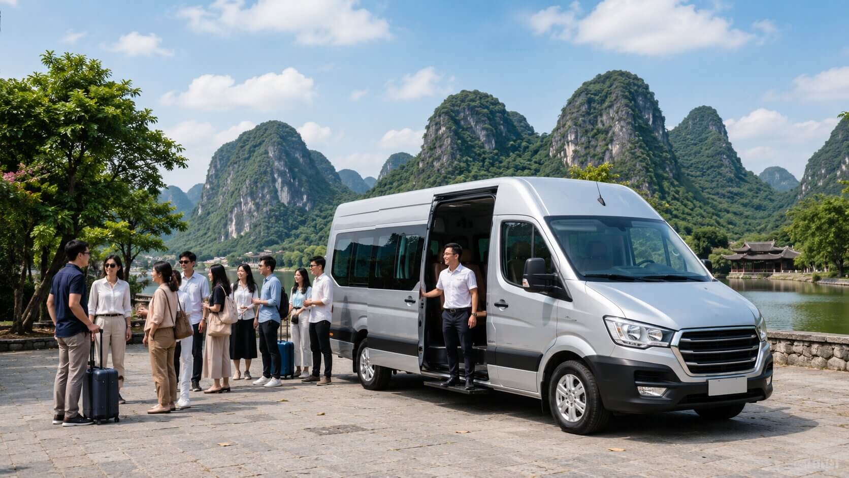 Công ty team building thuê xe 16 chỗ Ninh Bình