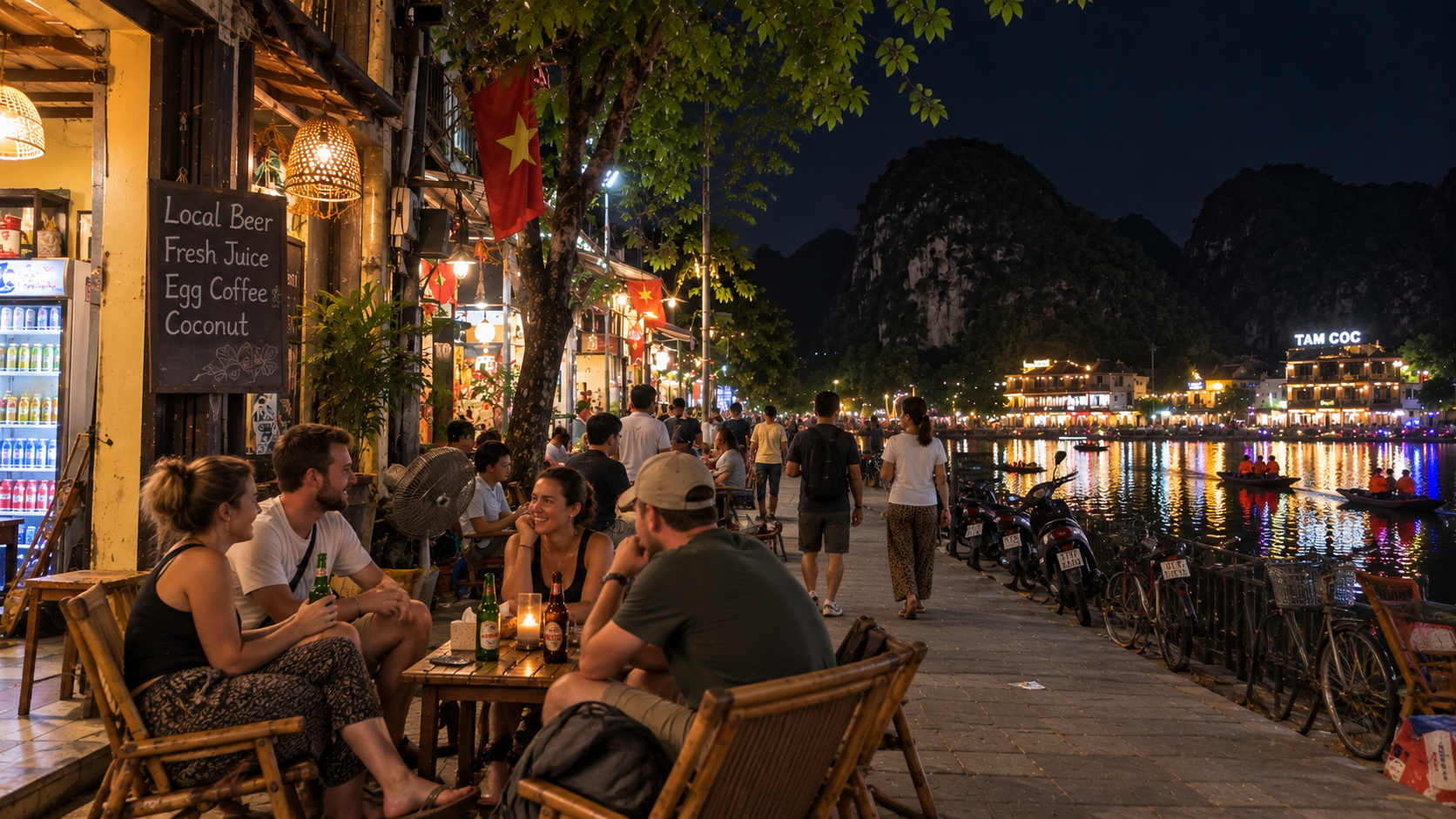 Best Evening Experiences in Ninh Binh - Ninh Bình Local Tour - Cho thuê xe máy tại Ninh Bình Enjoy Tam Coc after dark, but keep it simple