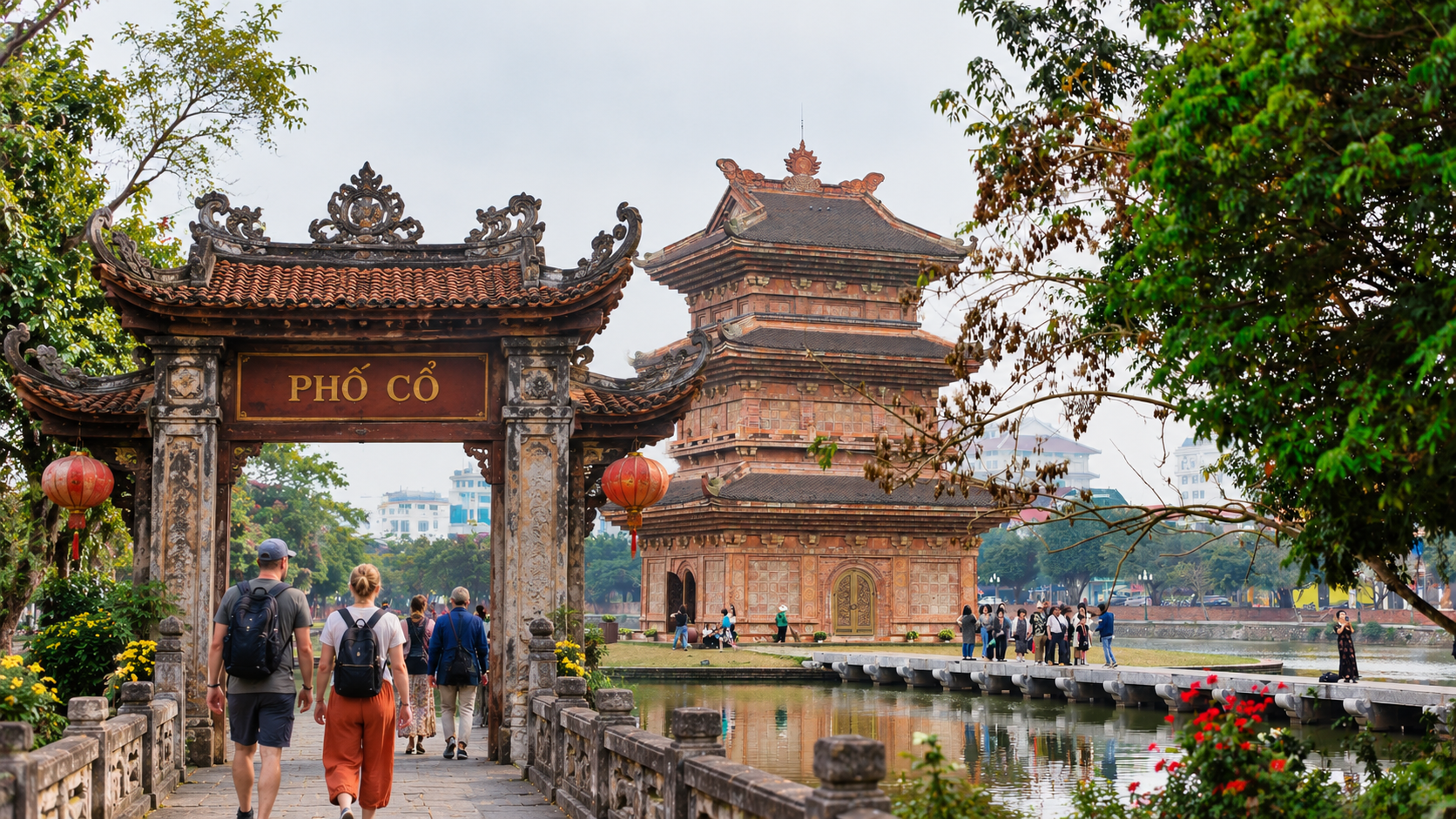 Best Evening Experiences in Ninh Binh - Ninh Bình Local Tour - Cho thuê xe máy tại Ninh Bình Walk around Hoa Lu Ancient Town