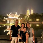 Bao Thien Stupa view and lantern release