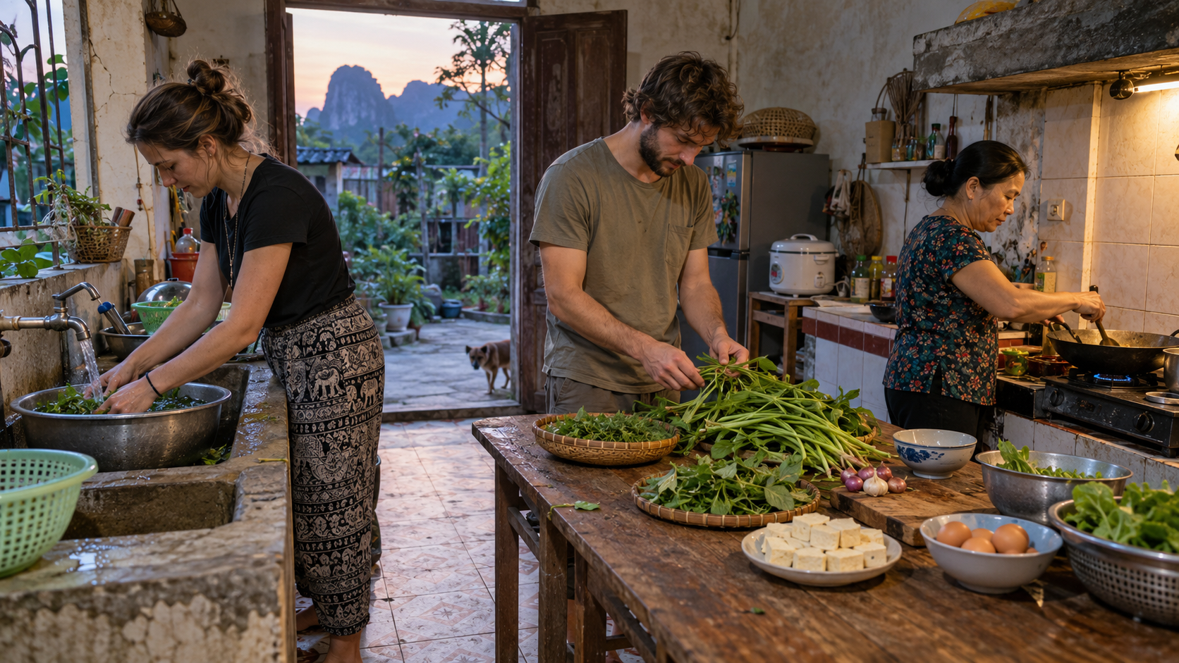 Ninh Binh in the Rain: Best Local Activities When Weather Changes - Ninh Bình Local Tour - Cho thuê xe máy tại Ninh Bình Have a local family dinner